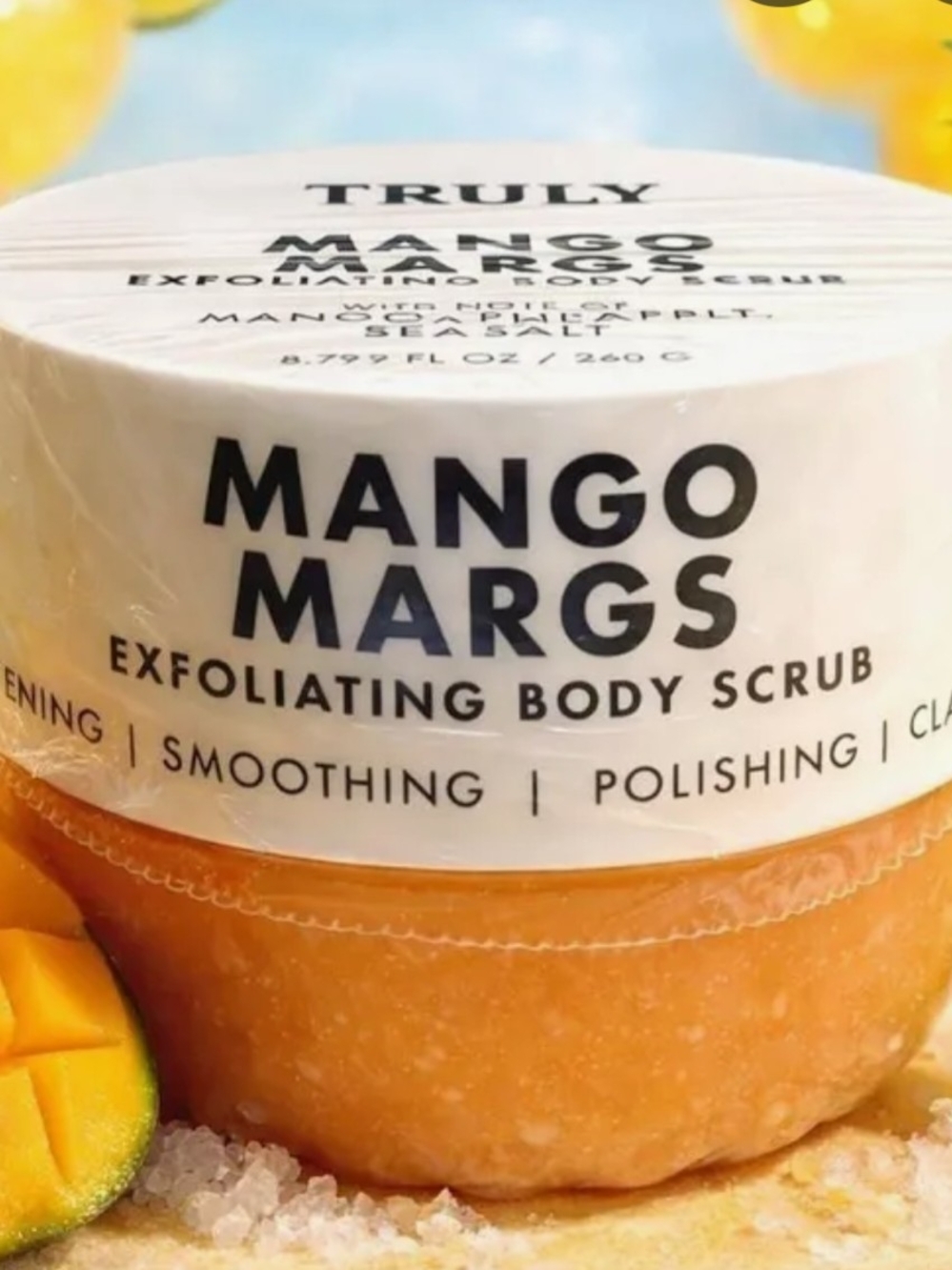 TRULY Mango Margs Exfoliating Body Scrub New Sealed